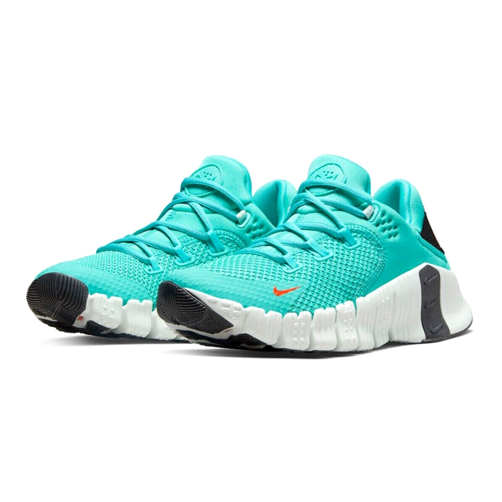 Nike Free Metcon 4 (Womens Size 5.5) Shoes CZ0596 338 Teal Rush Orange Black